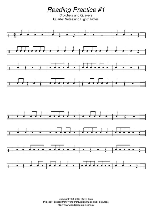 Drums reserve 1 picture about Free Printable Drum Sheet Music identify Drums reserve 1